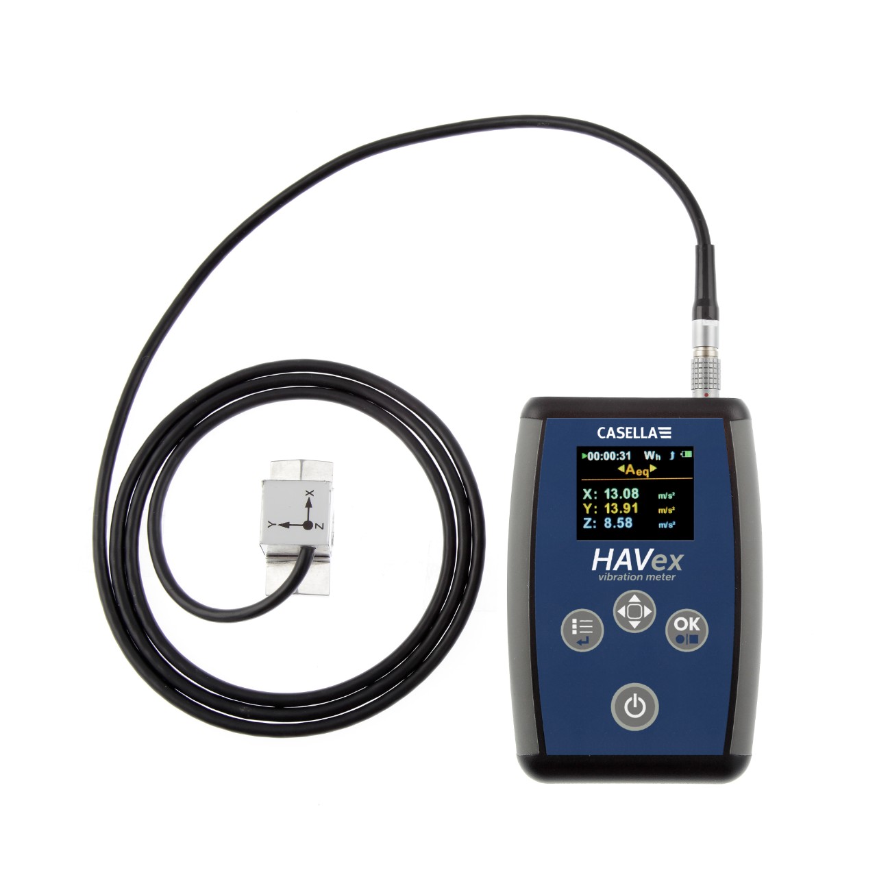 Casella's HAVex for hand arm vibration monitoring